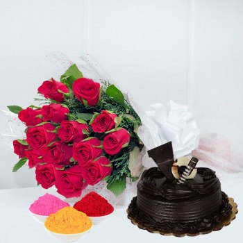 cake with balloon decoration